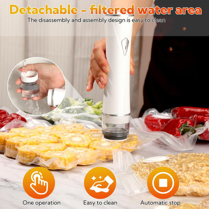Vacuum Sealer with Bags, Compact Cordless Food Vacuum Sealer Machine – image 14