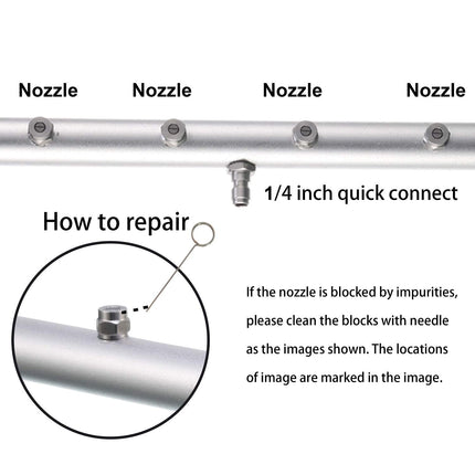 Undercarriage Pressure Washer Attachment with Wands, Car Detailing Tools – image 10