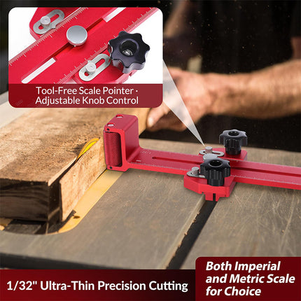 Woodworking Jig for Table Saw, Thin Rip Jig with Rollers and Miter Clamp – image 5