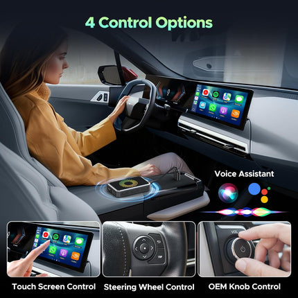Wireless CarPlay Adapter with Video Apps, CarPlay AI Box with Dual WiFi and USB Playback – image 7