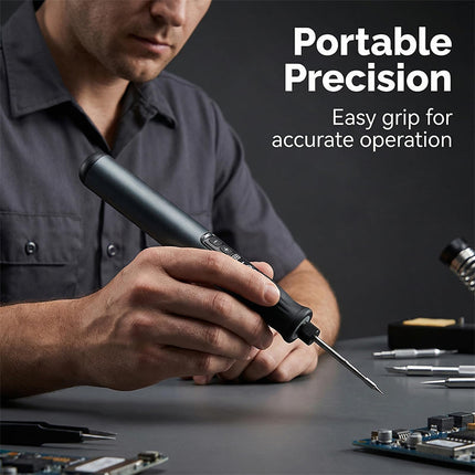 Cordless Soldering Iron with Tips, Digital Soldering Iron Kit with LED Display – image 5