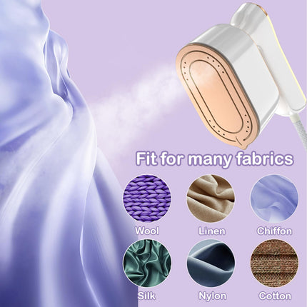 Clothes Iron with Steam, Portable Clothes Steamer 2 in 1 for Travel – image 7