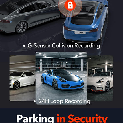 4K Dash Cam Front and Rear, Car Dash Camera with WiFi and Night Vision – image 6