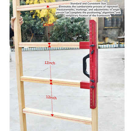 Woodworking Jig for Framing Layout, Carpenter Tool for Stud Spacing and Cabinets – image 7