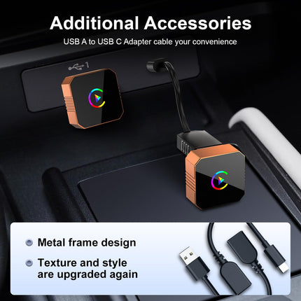 Wireless CarPlay Adapter, Apple CarPlay Adapter for iPhone