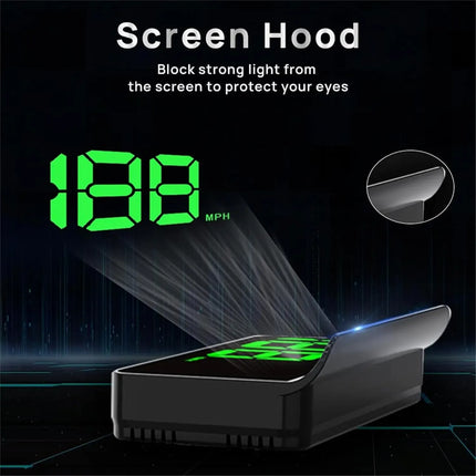 Digital GPS Speedometer, Car Head Up Display with Odometer