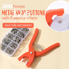 Snap Buttons Kit with Pliers, Stainless Steel Snap Fastener Tool for Clothing