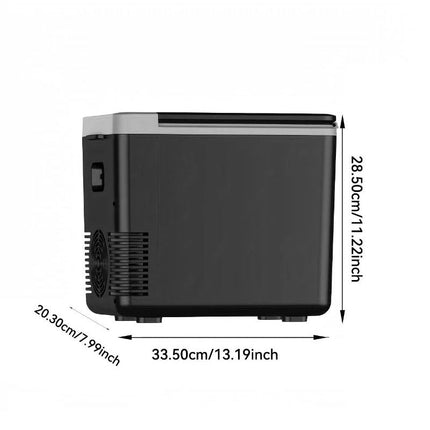 Mini Fridge for Car and Home, Portable Car Fridge with Food Warmer – image 8