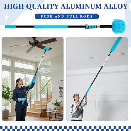 Extendable Duster for High Ceiling, Ceiling Fan Duster and Window Cleaner – image 8