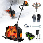 Electric Snow Shovel Cordless, Battery Powered Snow Blower for Driveway – image 9