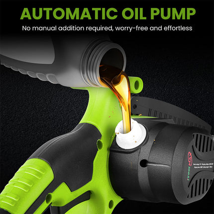 Cordless Pole Saw 2 in 1 with Adjustable Pole, Electric Chainsaw 8 Inch Brushless with Battery - image 9