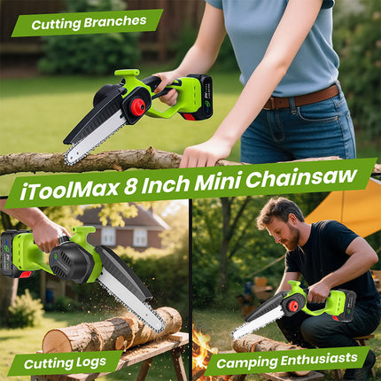 Cordless Pole Saw 2 in 1 with Adjustable Pole, Pole Chainsaw for Trees - image 4