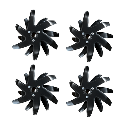Tiller Replacement Blades 4 Pack for 2 in 1 Cordless Tiller and Cultivator