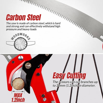 Tree Trimmer Pole Saw 14 ft, Easy Cutting – image 5