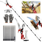 Tree Trimmer Pole Saw 14 ft Extendable 2 in 1