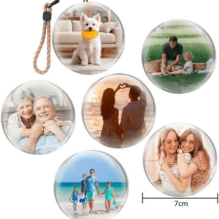 3D Crystal Ball Video Player, Hologram Display Memory Sphere for Photos and Music