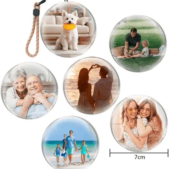 3D Crystal Ball Video Player, Hologram Display Memory Sphere for Photos and Music