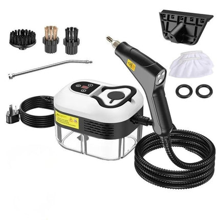 High Pressure Steam Cleaner 2500W, Handheld Steam Cleaner for Grout and Sofa, Car Steam Cleaner with 5 Brush Heads