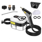 High Pressure Steam Cleaner 2500W, Handheld Steam Cleaner for Grout and Sofa, Car Steam Cleaner with 5 Brush Heads