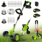 Electric Weed Eater, Cordless Weed Wacker with 2 Batteries