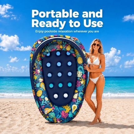 Pool Floats for Adults 3 in 1 with Removable Canopy and Cup Holder, Canopy Pool Float – image 5