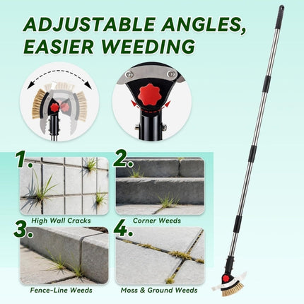 Weed Removal Tool with Adjustable Long Handle, Garden Weeding Tool – image 9