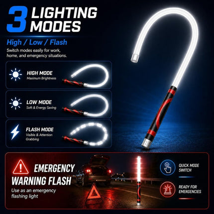 LED Work Light Rechargeable, 3 Lighting Modes – image 6