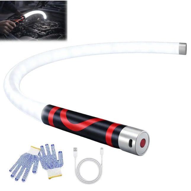Flexible LED Work Light, Rechargeable LED Light Stick 800 Lumens, Bendable Snake Light for Mechanics and Power Outage