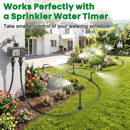 Drip Irrigation System with 360 Flexible Hose, Raised Bed Irrigation for Potted Plants – image 9
