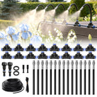 Drip Irrigation System with 360 Flexible Hose, Drip Irrigation Kit for Garden, Raised Bed Irrigation for Potted Plants
