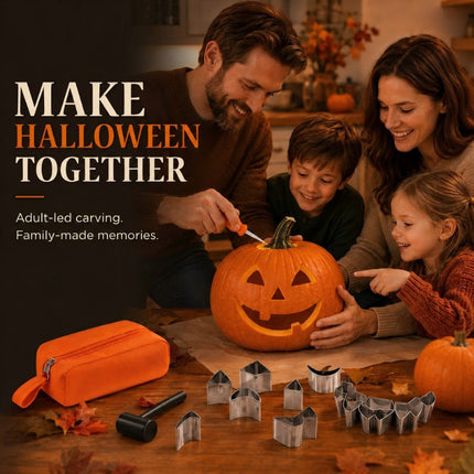 Pumpkin Carving Kit 36 Pcs, Family Halloween Project