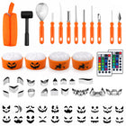 Pumpkin Carving Kit 36 Pcs with 10 Pumpkin Carving Tools