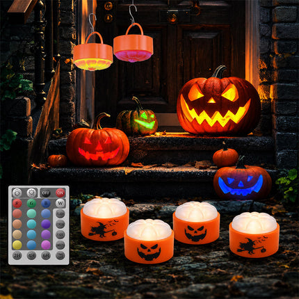 Pumpkin Carving Kit 36 Pcs with 4 LED Lights