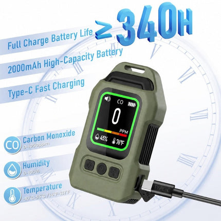 Carbon Monoxide Detector Portable, Long Runtime Battery – image 5