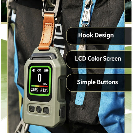 Carbon Monoxide Detector Portable, Hook Design – image 7