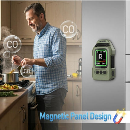 Carbon Monoxide Detector Portable, Magnetic Panel Design – image 9