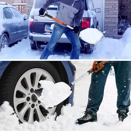 Car Snow Brush with Ice Scraper, 42 Inch Extendable Snow Brush for Truck – image 4