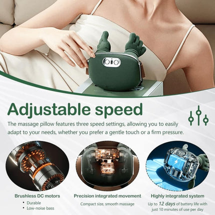Neck Massager with Heat, Cordless Handheld Massager for Muscle Relief – image 7