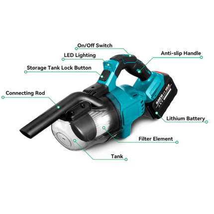 Cordless Vacuum Handheld with 4 Attachments, Cordless Vacuum Handheld with 4 Attachments – image 9