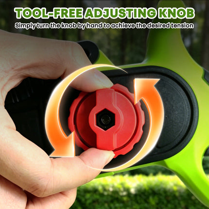 Cordless Hedge Trimmer with Extension Pole, 6 in 1 Pole Saw and Grass Shear – image 8
