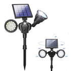 Solar Outdoor Spotlight with Motion Sensor, Exterior Solar Light for Driveway, Outdoor Motion Sensor Light for Yard