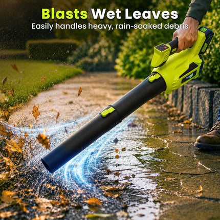 Cordless Leaf Blower 720 CFM with 2 Batteries, Electric Leaf Blower 150 MPH - image 5