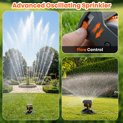 Lawn Sprinklers for Yard, Adjustable Water Sprinkler for Garden and Grass – image 7