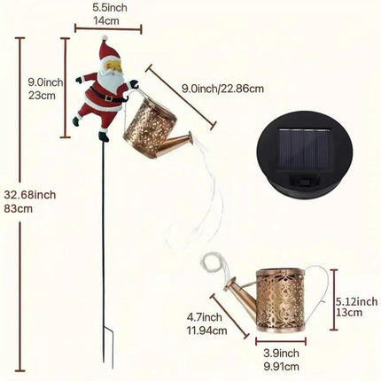 Outdoor Christmas Lights Solar, Solar Garden Lights with LED String Lights – image 8