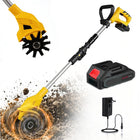 Cordless Garden Tiller, Electric Cultivator, Battery Powered Tiller, Mini Tiller for Small Garden, Rototiller
