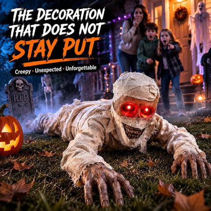 Crawling Mummy Halloween Decoration, Thrilling Scare – image 6