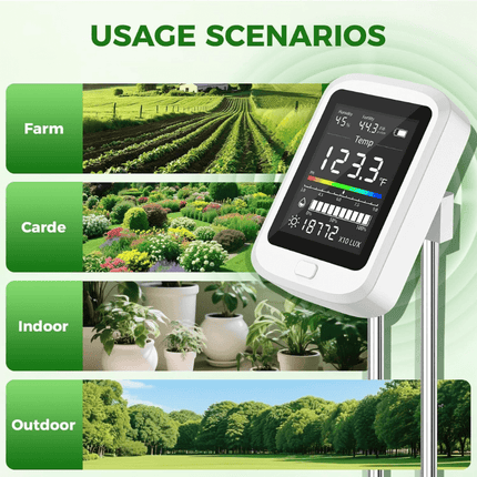 Watering Meter for Plants, 6 in 1 Soil Moisture Meter and Soil Tester – image 8