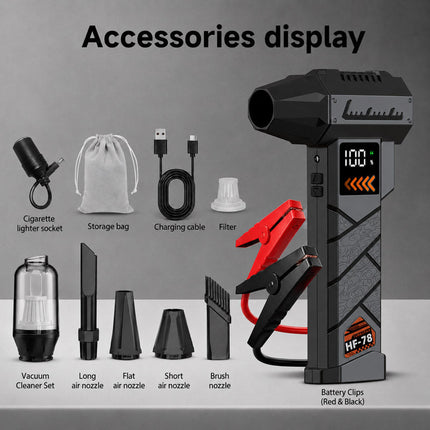 Electric Air Duster 5 in 1 with Car Vacuum, Jump Starter and Tire Inflator – image 10