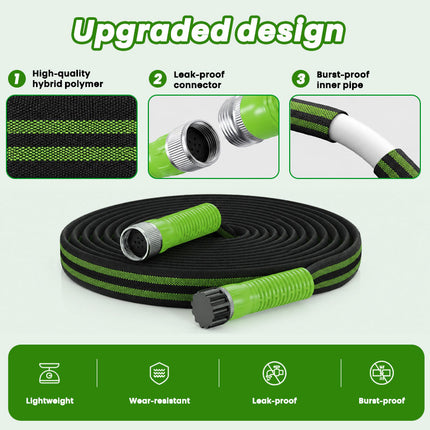 Flat Soaker Hose, Leak Proof Garden Soaker Hose