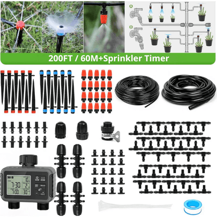 Drip Irrigation System, Automatic Garden Watering System with Sprinkler Timer – image 14